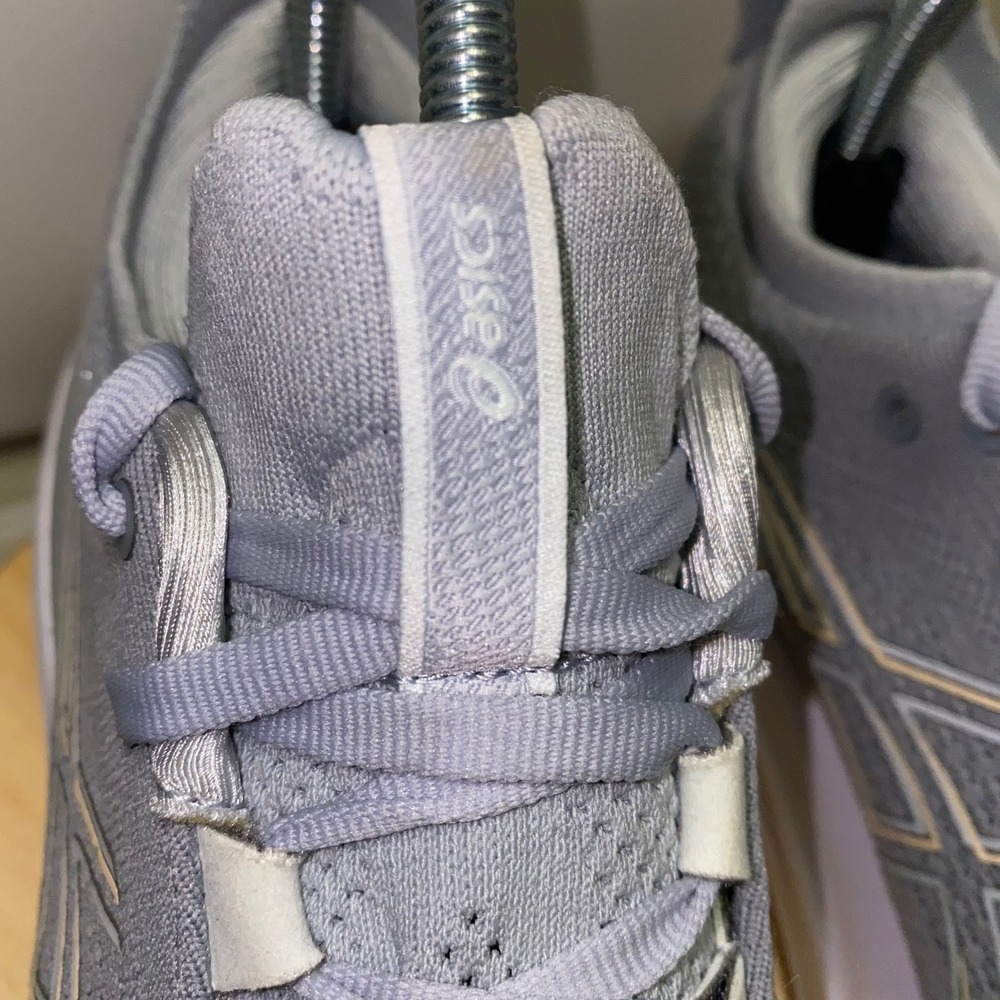 ASICS Gel Nimbus 26 Shoes Womens 8.5 US Gray PureGEL Running Walking 1012B601 - Picture 14 of 15